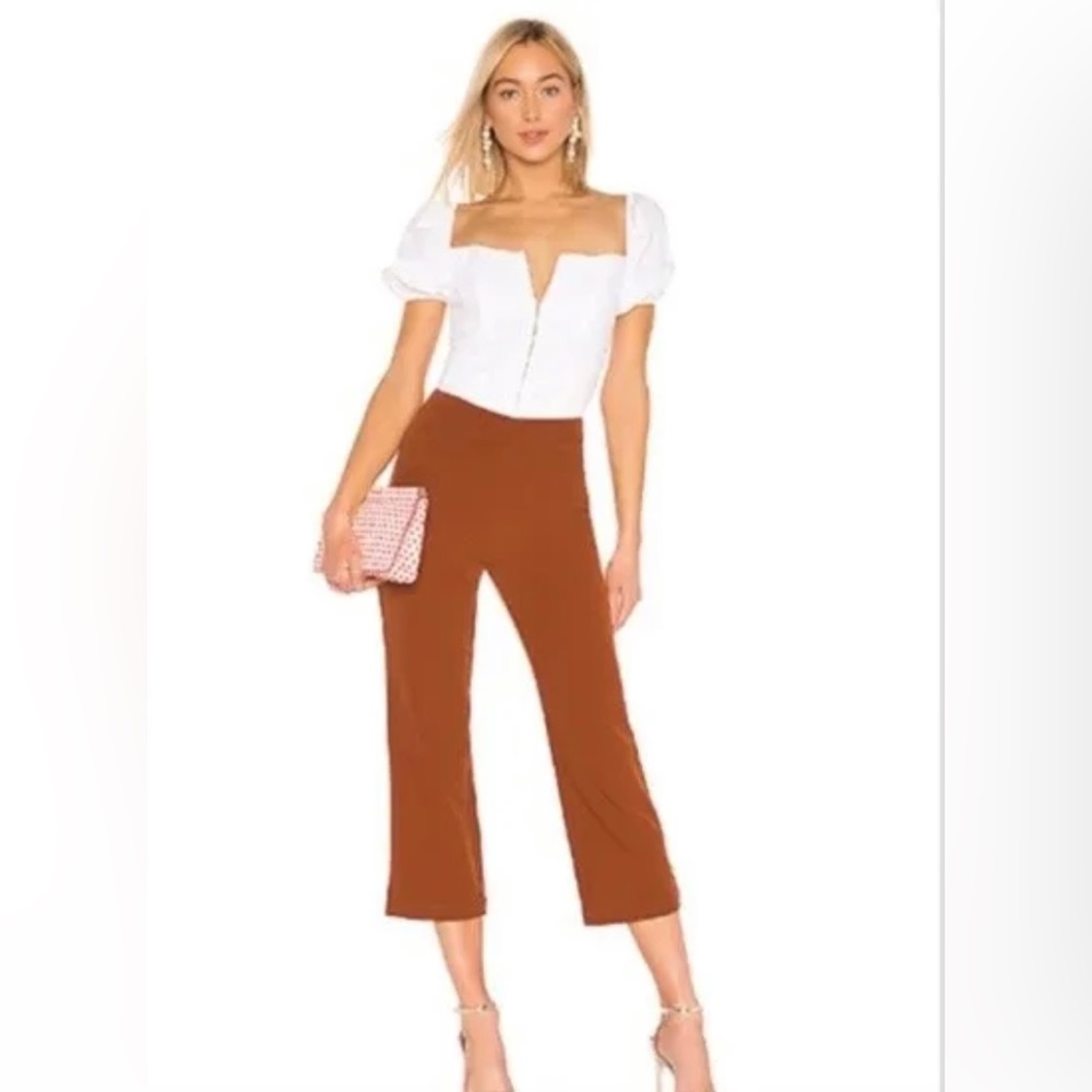 LPA Revolve Burnt Orange Culottes Pants/Trousers